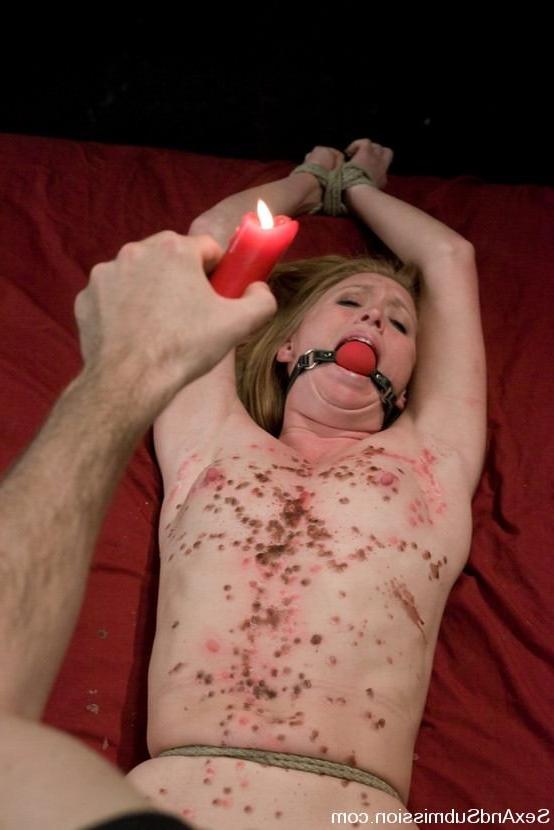 15P Excited babe in tight rope bondage and fucked in every hole