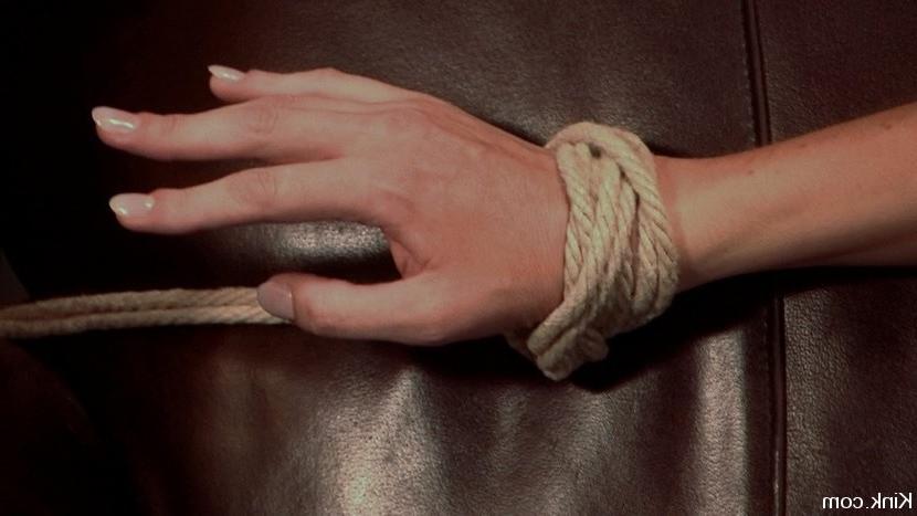 15P Excited nasty babe satisfied eith device in bondage act