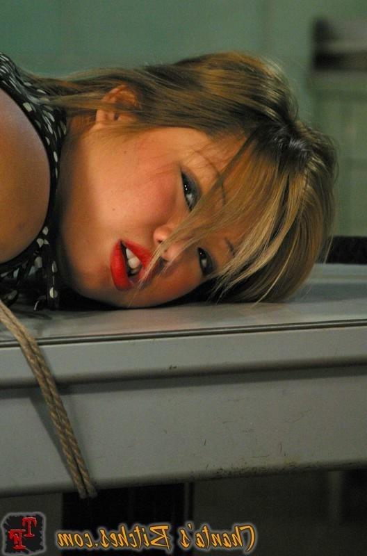 18P Asian girl bondaged and satisfied with device in femdom