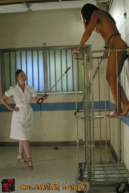 18P Brunette excited in bondage act and fucked by her mistress