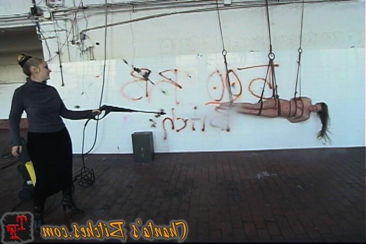 18P Helpless girl bondaged and satisfied with devices in femdom