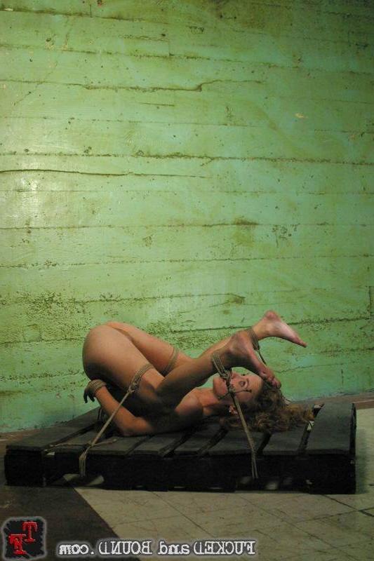 15P Curled redhead having rough sex while she gets bondage