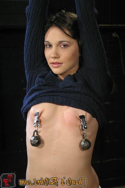 18P Hot brunette in bondage punished and fucked by mistress