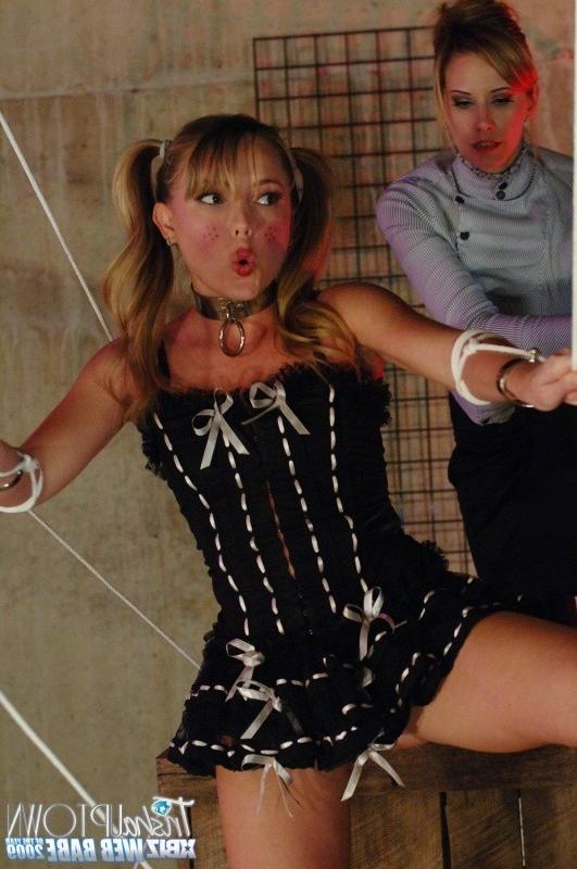 16P Naughty Trisha Uptown is a strung up doll