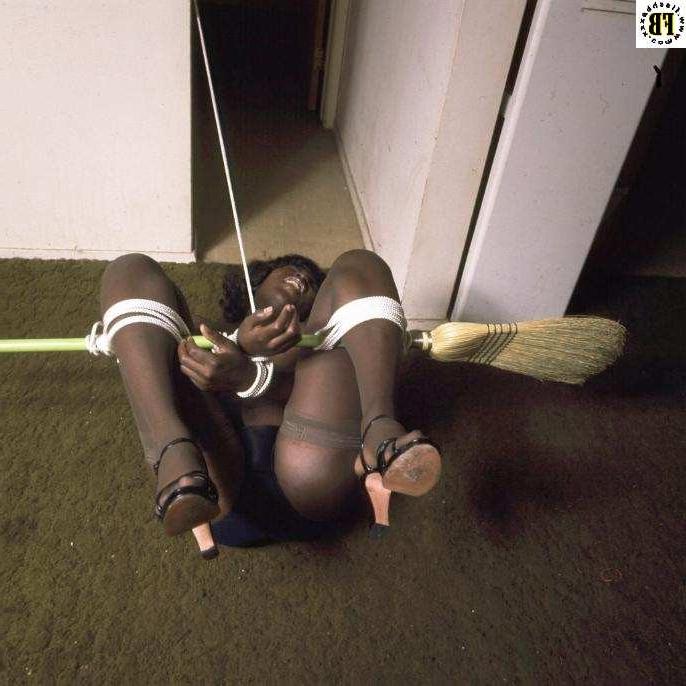 15P Oldtime bondage bitches all tied up