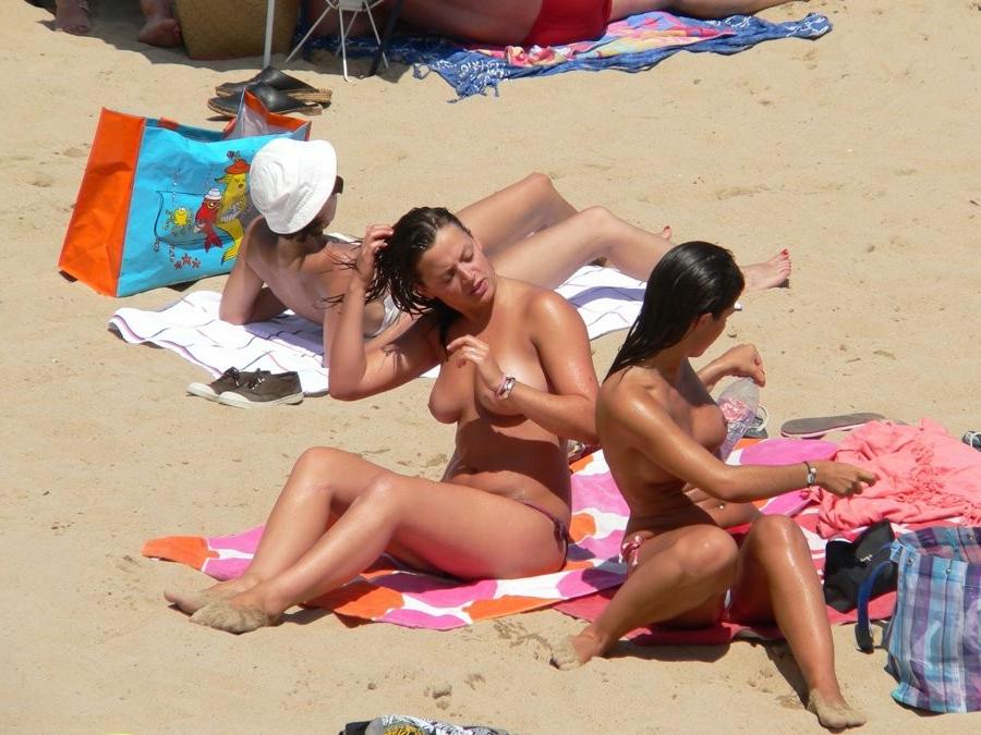 15P She wants to feel the hot sand on her naked body
