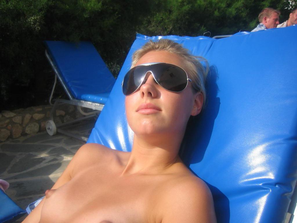 15P Everyone is staring at these gorgeous nudist girls