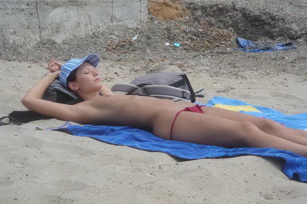 15P Nothing is more fun for this teen than being nude