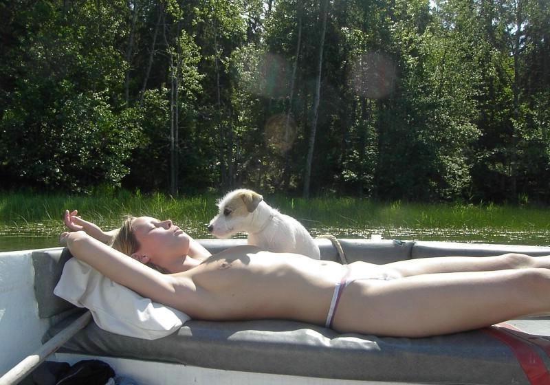 15P Barely legal nudist beach teen tans her whole body