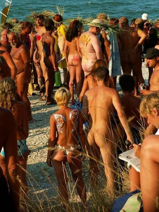15P Barely legal nudist beach teen tans her whole body