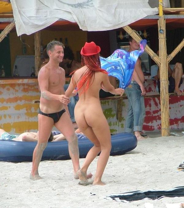 15P Amazing young nudists touch each other's bodies