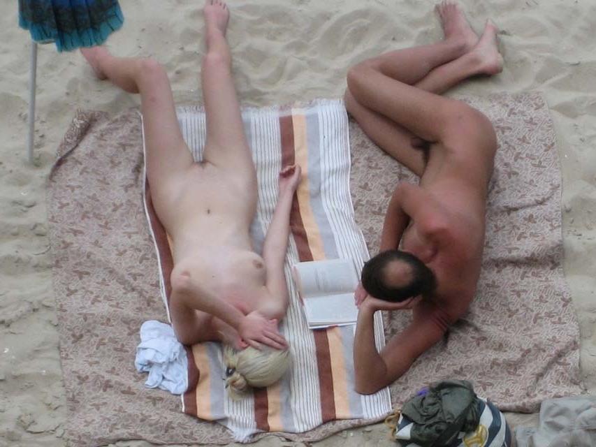 15P The clothes come off quickly for two young nudists