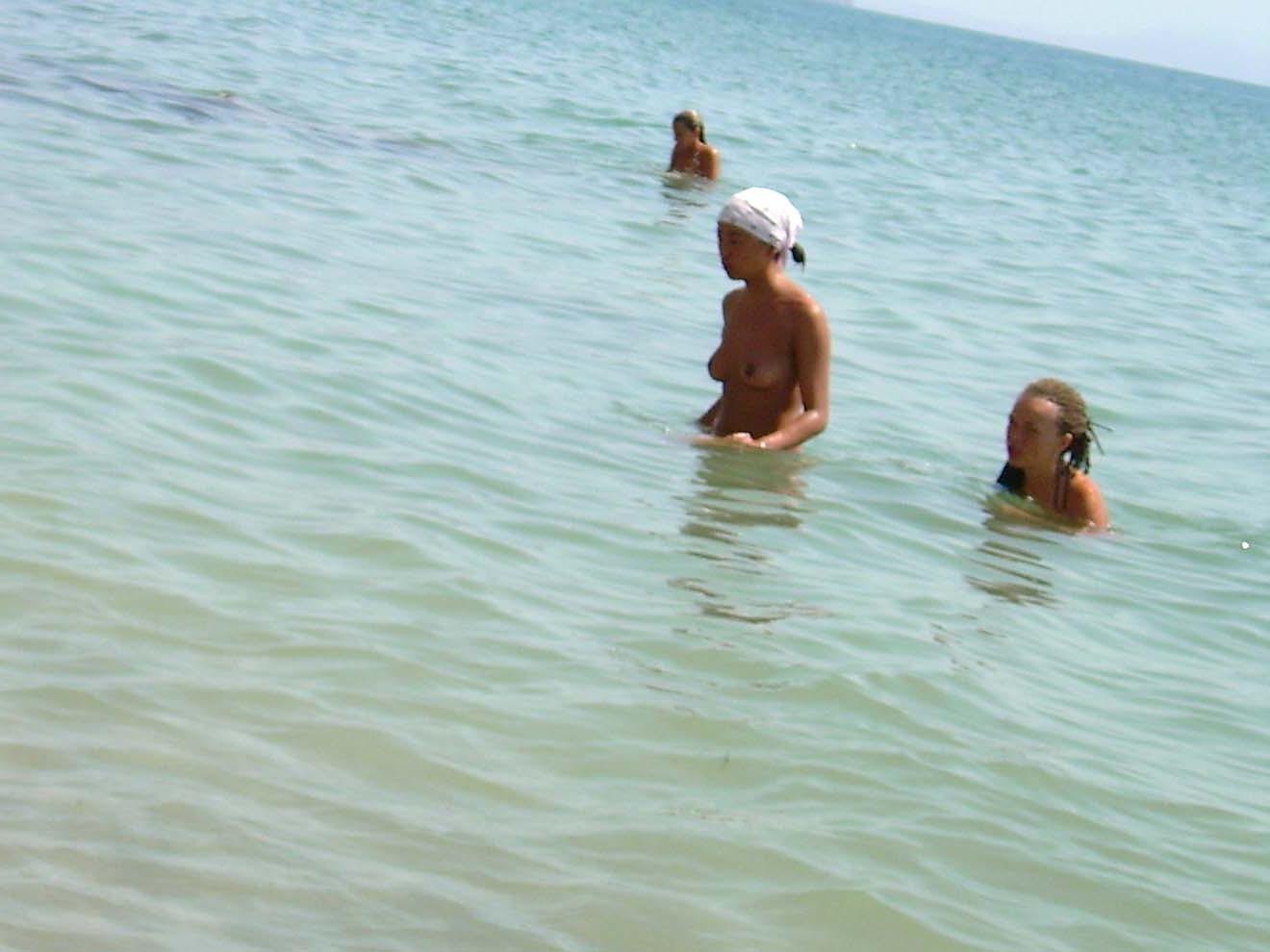 15P Everyone is excited when this nudist teen shows up