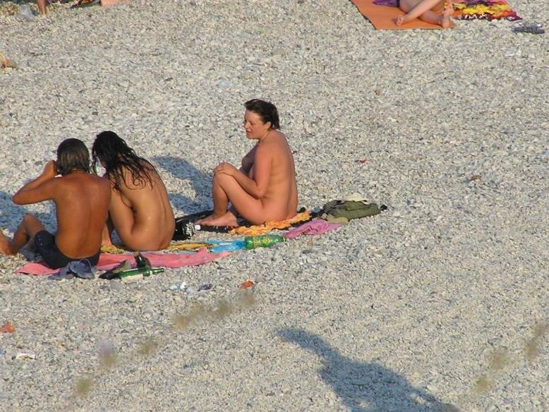 15P Teen Russian nudists rub down each other's bodies