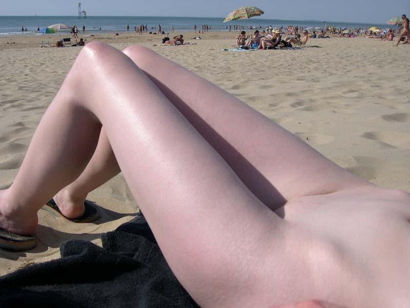 15P Everyone is staring at these gorgeous nudist teens