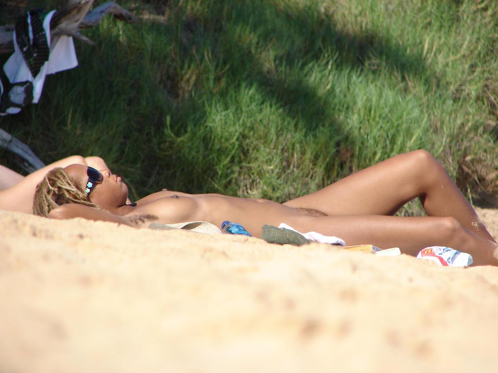 15P Everyone is staring at these gorgeous nudist teens