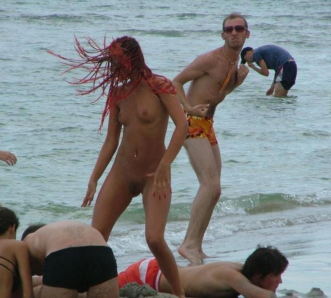 15P Brunette nudist loves feeling the sun on her body