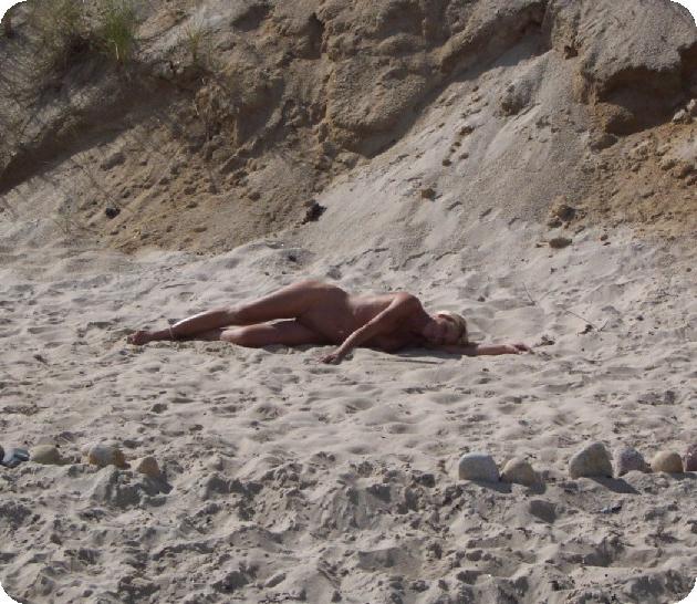 15P Brunette nudist loves feeling the sun on her body