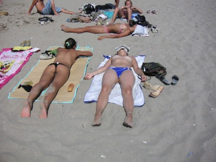 15P Everyone has clothes on except for this hot nudist