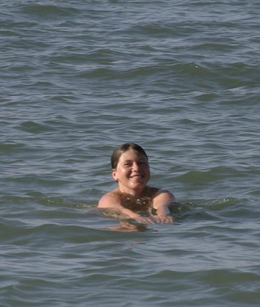 15P Everyone has clothes on except for this hot nudist