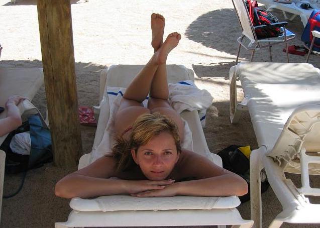 15P Teen Russian nudists rub down each other's bodies