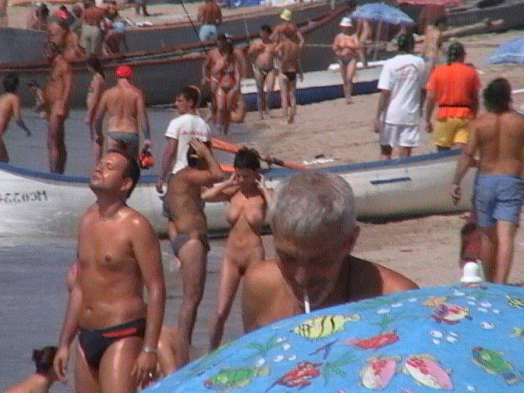 15P Teen Russian nudists rub down each other's bodies
