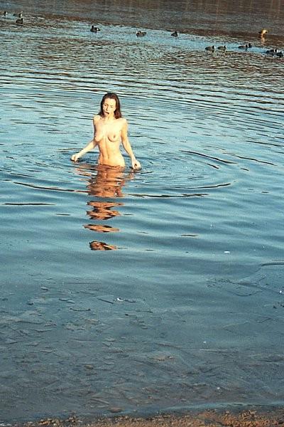 15P Teen Russian nudists rub down each other's bodies