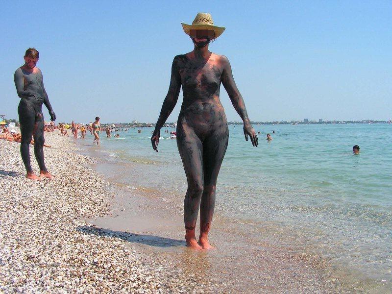 15P Everyone's looking at this sexy slim teen nudist