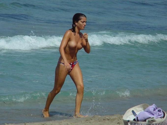 15P The sand's not nearly as hot as these two nudists