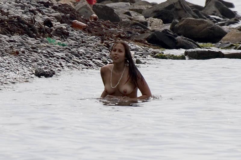 15P Everyone has clothes on except for this hot nudist