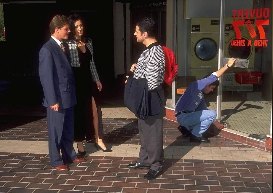 23P Brunette takes three guys home from the laundry