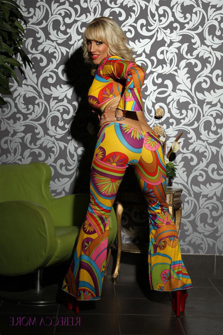 15P Sexy Rebecca More shows off her hippy side