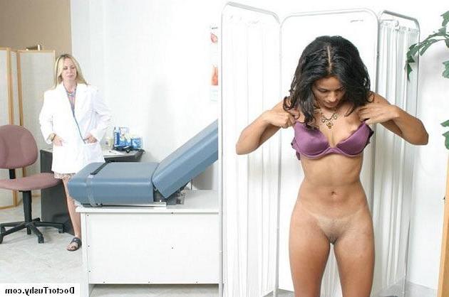 16P Sexy Blond F Doctor In Stockings Anal Fingering