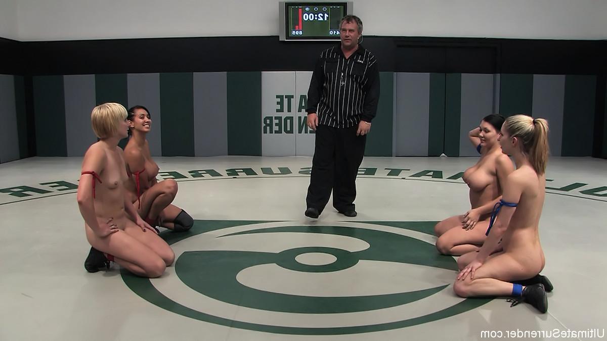 24P Real lesbian wrestling where winners tie up, dominate, humiliate, and fuck the l