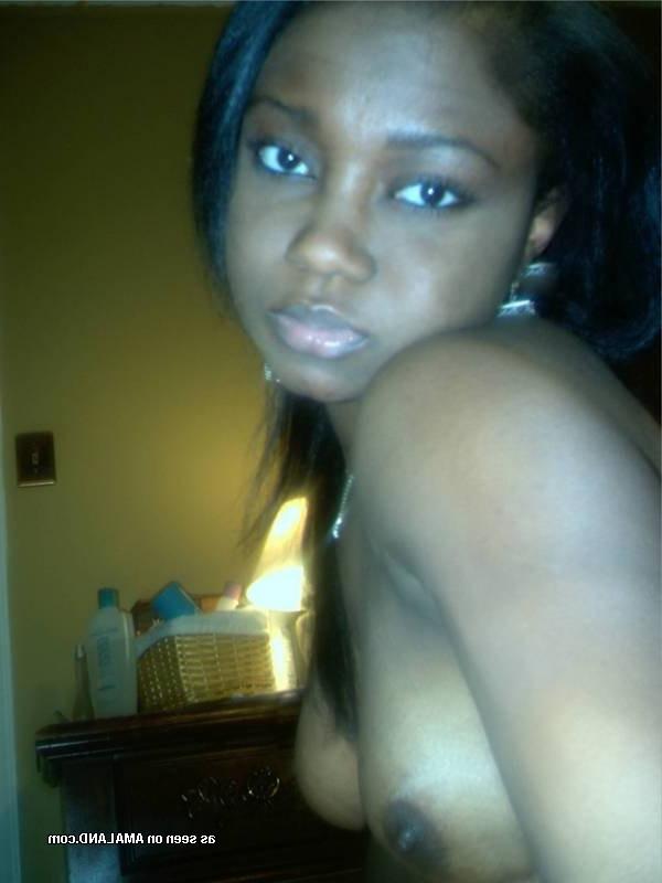 15P Ebony nudes nude in the bedroom