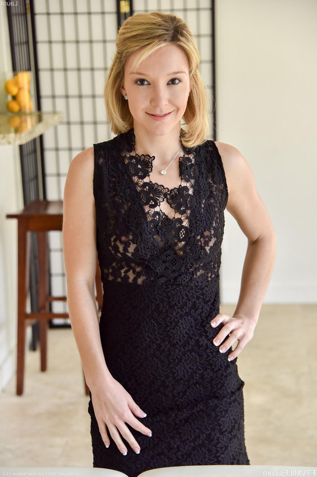 15P Blonde milf is so eager to get you on the couch with her naked b