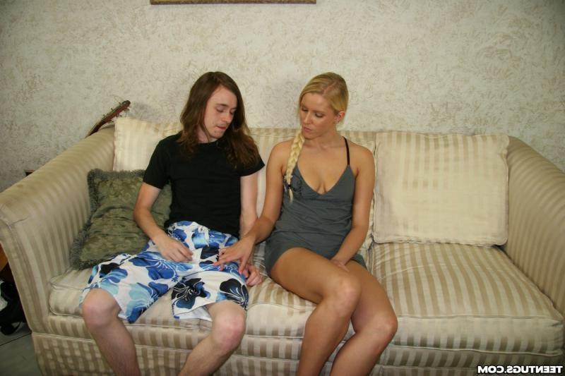 16P Teen giving sexy handjob
