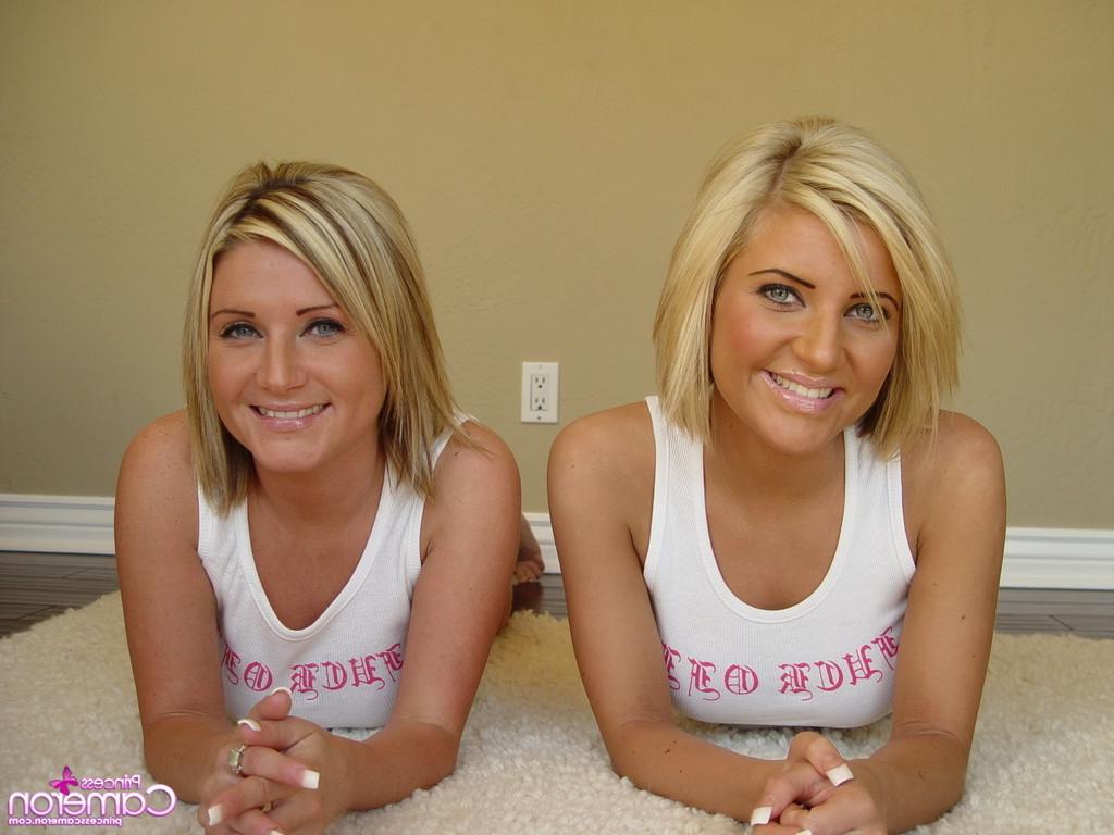 16P Two girls in booty shorts