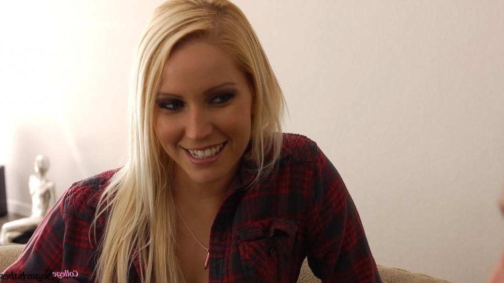 16P Sexy blonde coed fucked by sugar daddy for tuition money