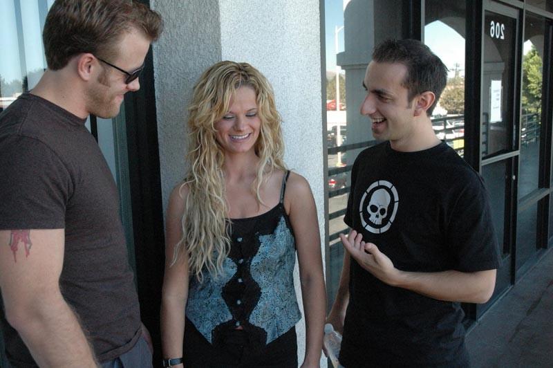 15P Bombshell blonde MILF gettin fucked by two studs