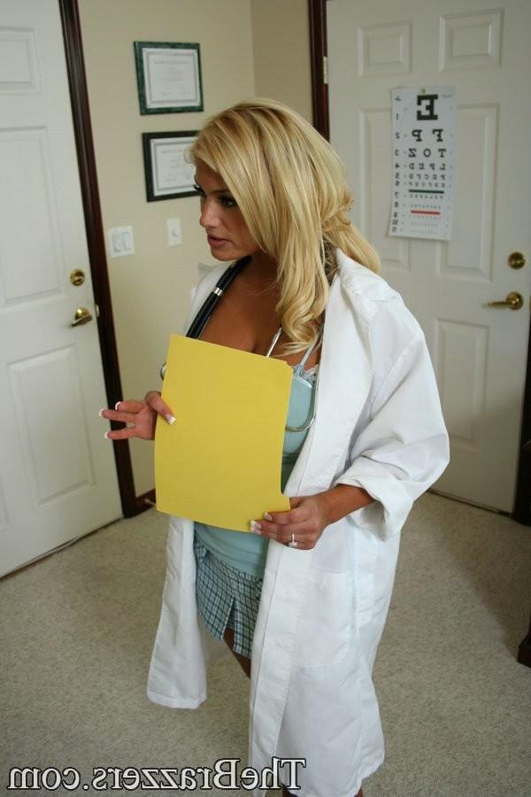 16P Busty blonde doctor fucking her patient