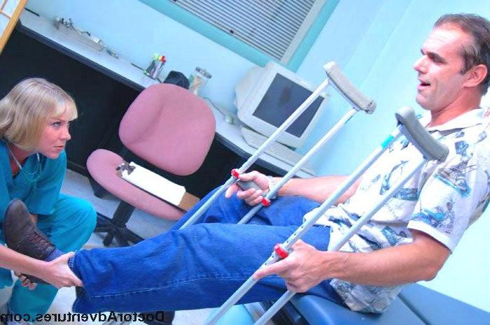 16P Smoking milf doctor with hot legs banged and boobs slammed