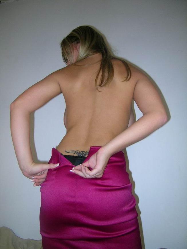16P cute busty blonde teen posing