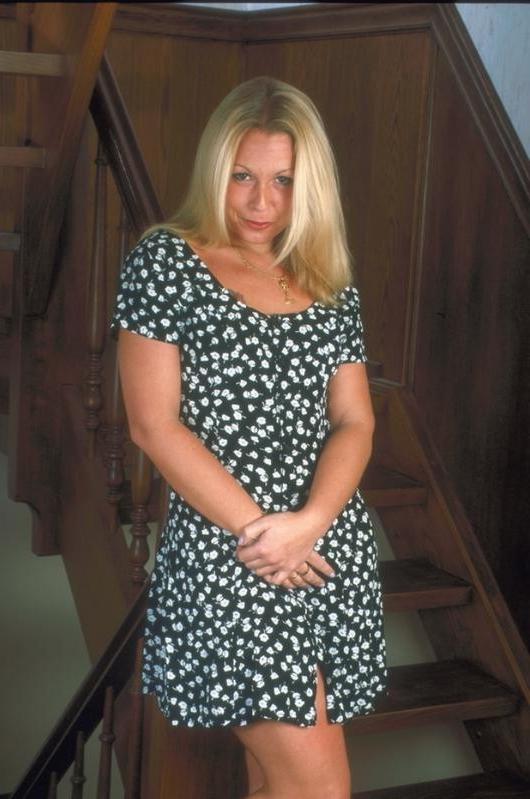 16P Gorgeous Mom In White Panties Pulling Lips Apart