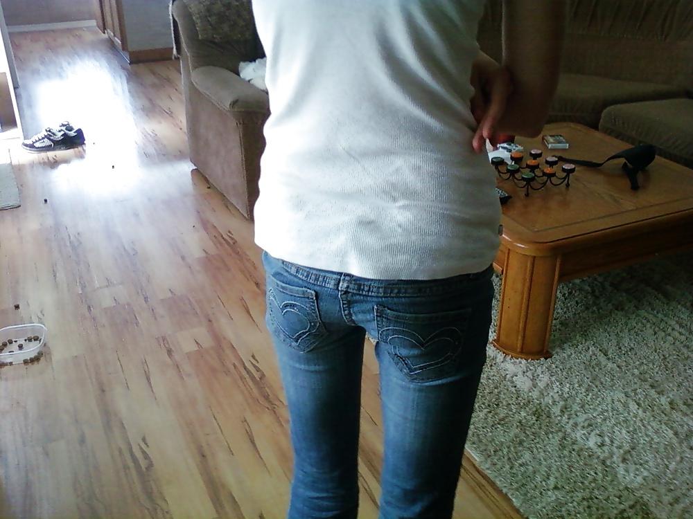 25P Stolen pics of my ex around the house