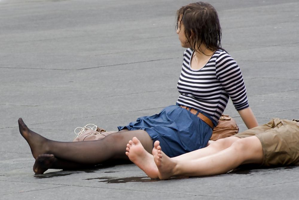 11P Candid Pantyhose