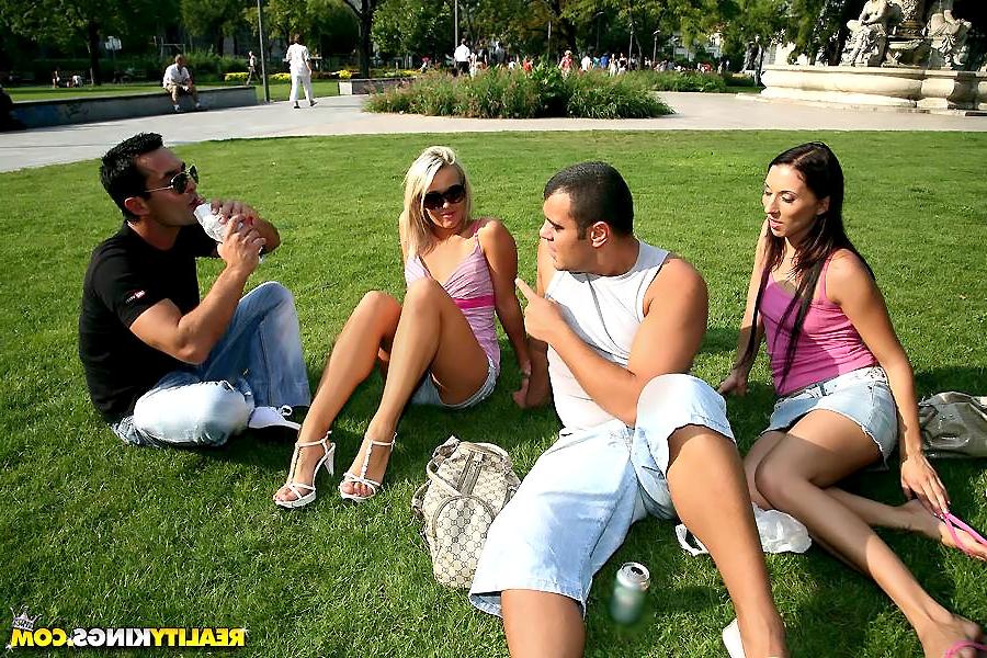 8P 2 hot sex kittens get picked up at the park then double banged in these hot fuyc