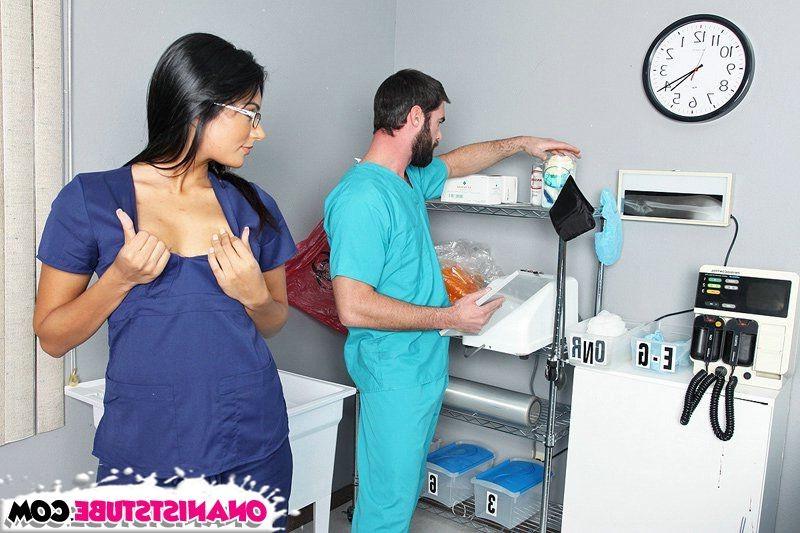 15P Doctor In Stockings And Heels Nailed