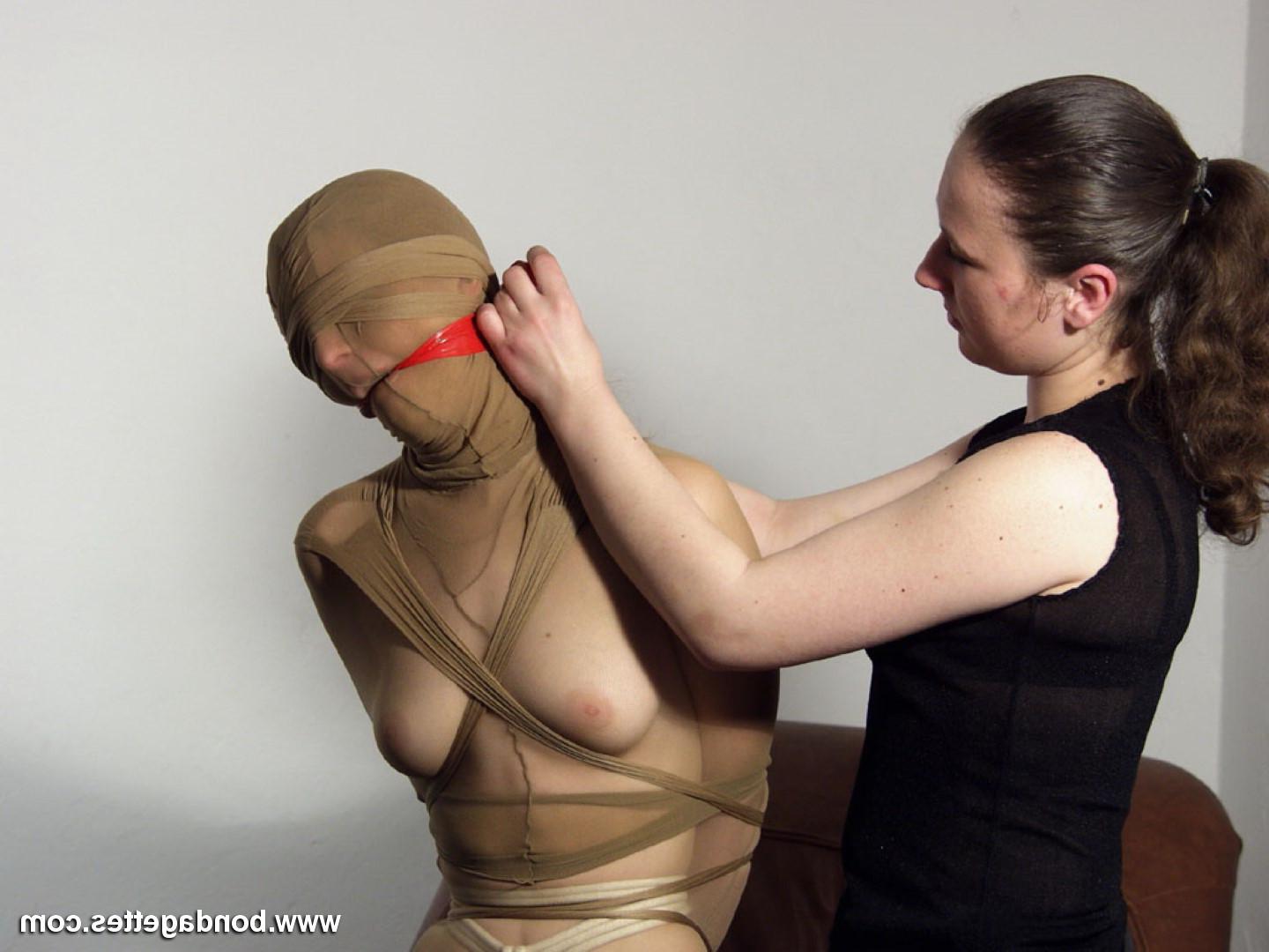 16P Amateur subbie is put in bondage by her Mistress  first she is e