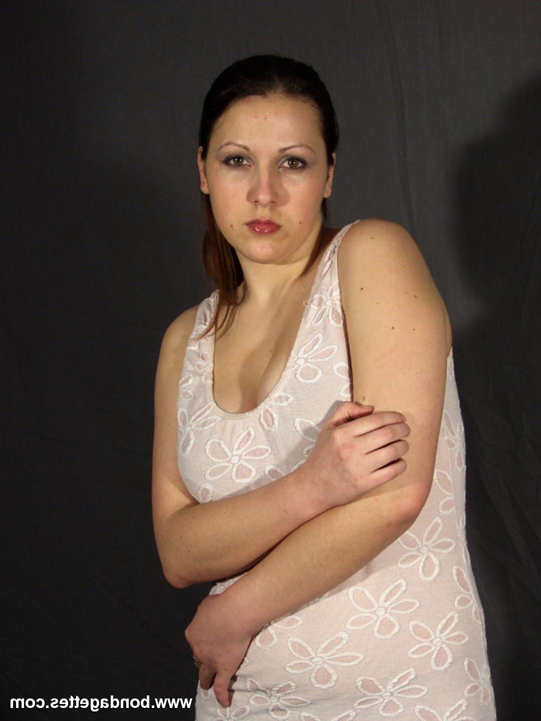 9P Hairtied amateur bondage and kinky fetish babe restrained in rop